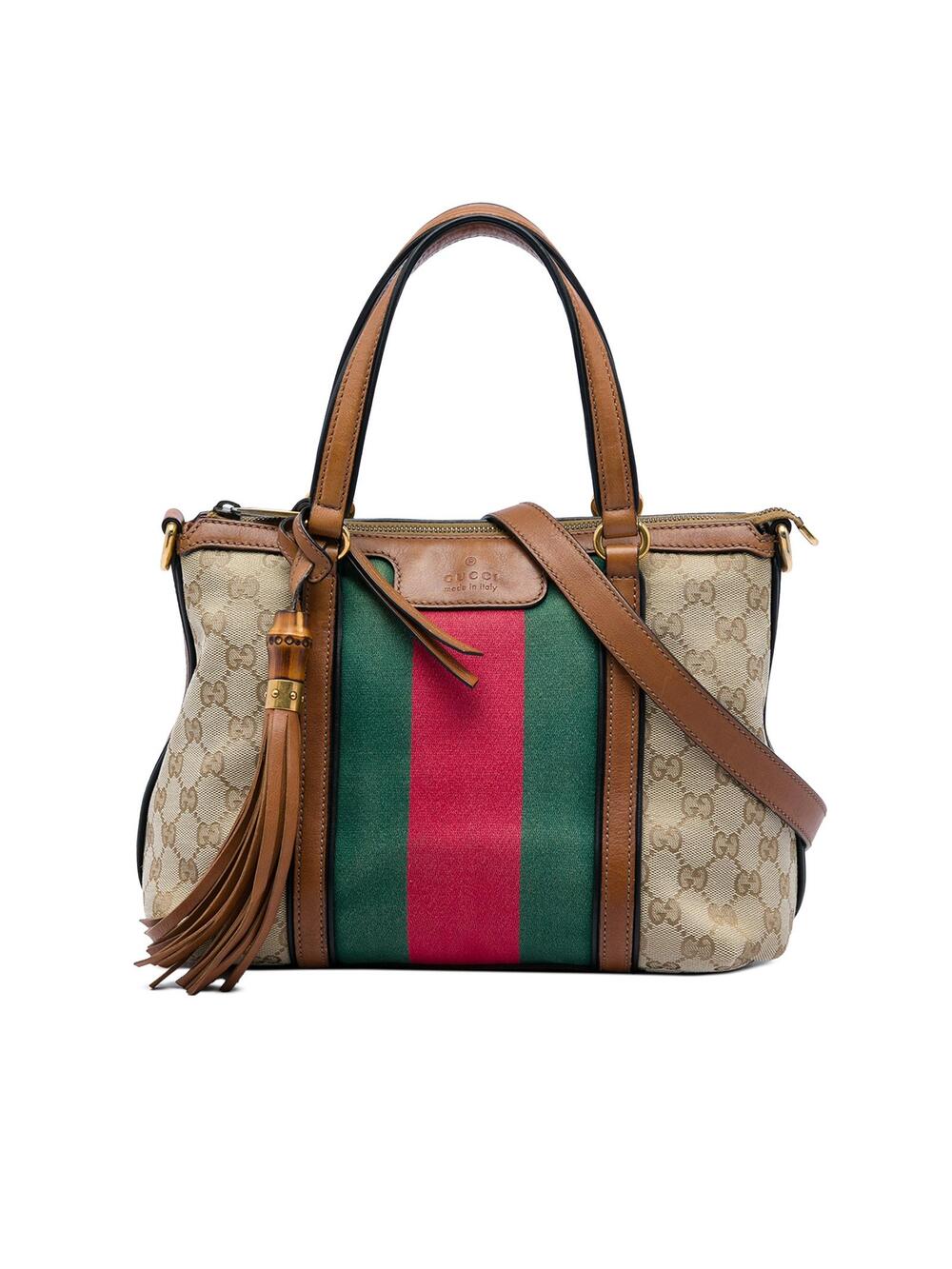 Gucci Gg Canvas Bamboo Tassel Web #374605G68B